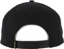 Krooked Mad Back Snapback Hat - black - reverse