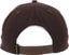 Anti-Hero Lil Pigeon Snapback Hat - dark brown/yellow - reverse