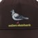 Anti-Hero Lil Pigeon Snapback Hat - dark brown/yellow - front detail