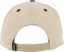 Real EMB Snapback Hat - tan/charcoal denim - reverse