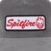 Spitfire Courier Patch Snapback Hat - charcoal/white - front detail
