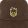 Spitfire Lil Bighead Strapback Hat - brown/gold - front detail