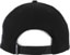 Spitfire Flames Script Snapback Hat - black - reverse