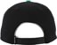 Venture Basic '92 Snapback Hat - black/green - reverse