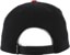 Venture Basic '92 Snapback Hat - black/red - reverse