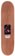 Chocolate Anderson Waylon Jennings 8.25 Twin Tip Shape Skateboard Deck - top