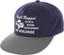 HUF TRD Service Department Snapback Hat - navy