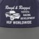 HUF TRD Service Department Snapback Hat - navy - front detail