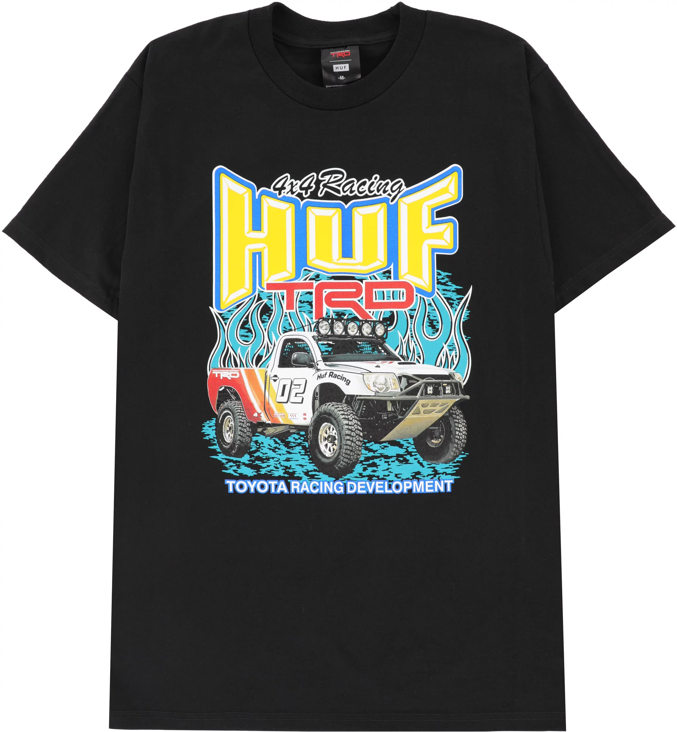 関税込み♪コラボ【HUF】x Toyota TRD ロゴ★Pit Crew Tシャツ HUF TRD Pit Crew T-Shirt - black | Tactics