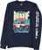 HUF TRD Pit Crew Sweatshirt - navy - alternate