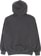 HUF TRD High Performance Heavy Wt Hoodie - vintage black - reverse