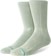 Stance Icon Dyed Crew Sock - seagreen