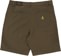 Passport Ripstop Double Knee Diggers Club Shorts - moss - reverse