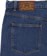 Passport Workers Club Shorts - washed dark indigo - reverse detail