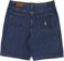 Passport Workers Club Shorts - washed dark indigo - reverse