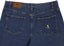 Passport Workers Club Shorts - washed dark indigo - alternate reverse