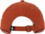 Passport Sunspot Strapback Hat - washed burnt orange - reverse
