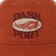 Passport Sunspot Strapback Hat - washed burnt orange - front detail