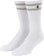 Tactics Icon Sock 3 Pack - striped white - 2