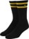 Tactics Icon Sock 3 Pack - striped black - 1