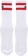 Tactics Icon Sock 3 Pack - striped white - 1 front
