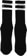 Tactics Icon Sock 3 Pack - striped black - 2 front