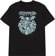 Spitfire Demon Gate Glow T-Shirt - black