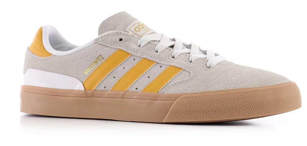 Adidas Busenitz Vulc II Skate Shoes white/preloved yellow/gold