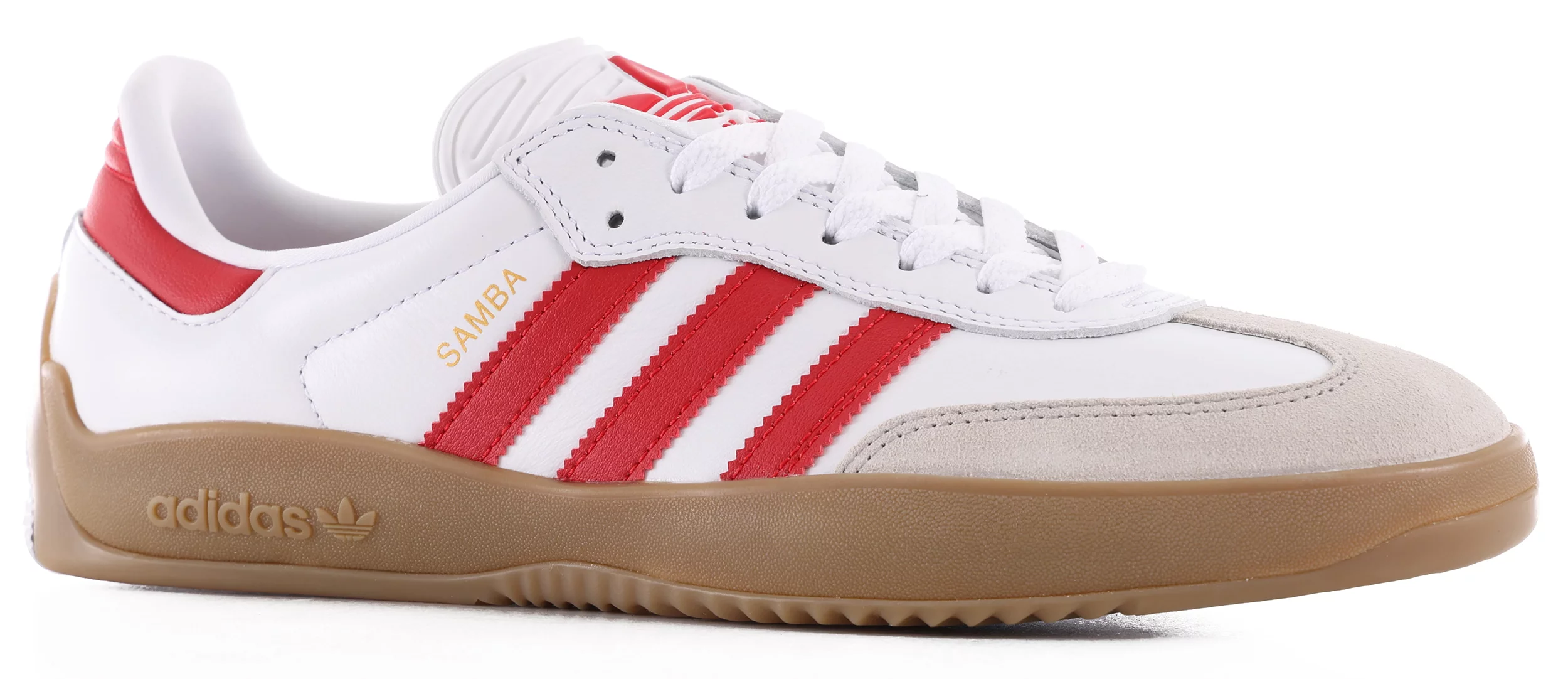 Adidas PUIG Samba Skate Shoes - footwear white/red/gum | Tactics