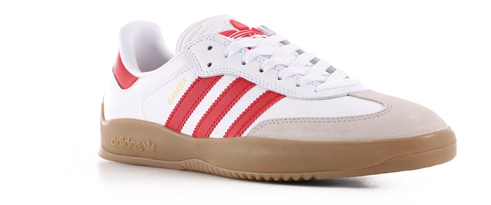 ⭐︎美品⭐︎adidas Samba 白/赤 ゴルフシューズ Adidas Puig Samba Cloud White/Better Scarlet/Gum – Xtreme
