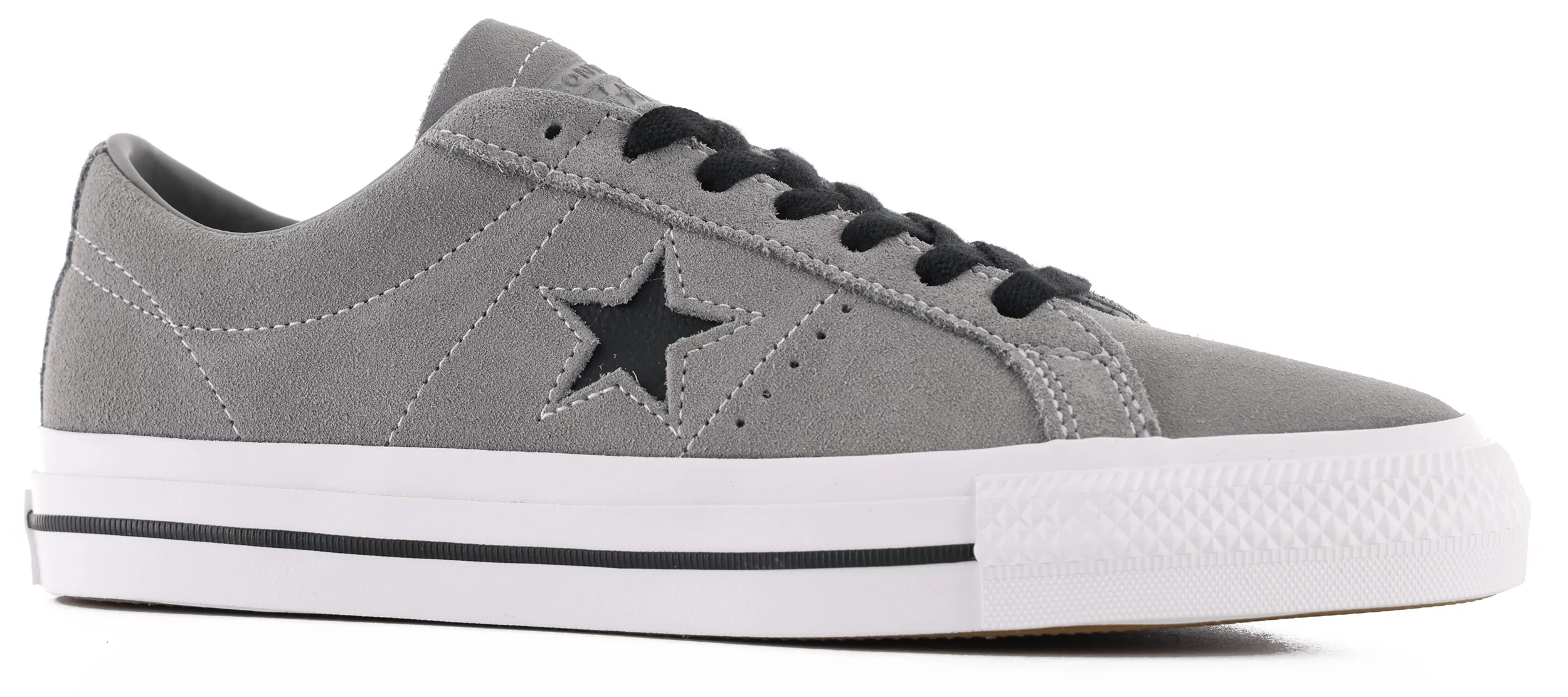 Grey Converse One Star Nubuck Seasonal Colors Low Top Converse