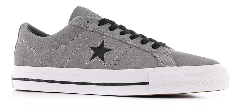 Converse One Star Pro Skate Shoes classic grey/black/white Tactics