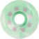 Pig Conical Side Cut Skateboard Wheels - green/white swirl (99a)
