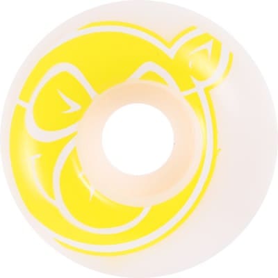 Pig Head Classic Skateboard Wheels - white/black (99a) - view large