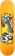 Space Program Rosales KO 8.5 Skateboard Deck - yellow