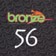 Bronze 56k Trust Soccer Jersey - black - front detail