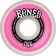 Bones 100's OG Formula V4 Wide Skateboard Wheels - white/pink (100a)