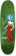 Krooked Gonz Mermaid Re-Color 9.1 Degg Shape Skateboard Deck - green