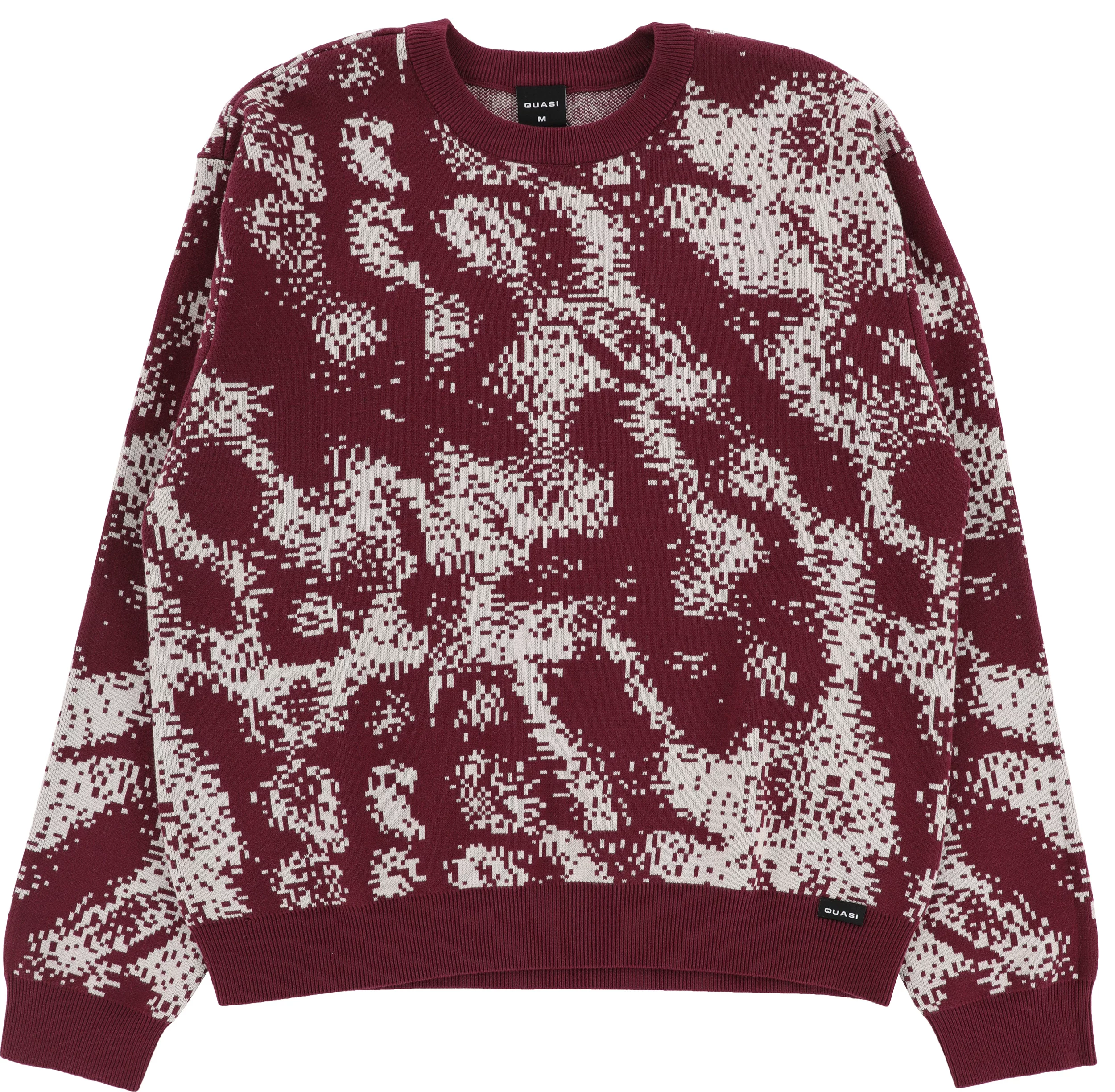 Quasi Moire Sweater - rhubarb | Tactics