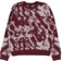 Quasi Moire Sweater - rhubarb
