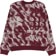Quasi Moire Sweater - rhubarb - reverse
