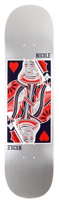Real Hause Queen Of Hearts 8.0 Twin Nose Shape Skateboard Deck - view large