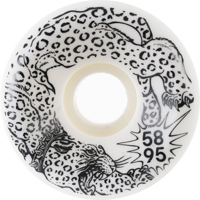 Tactics Cherries x Tactics Jaguar Crustbusters Skateboard Wheels - white (95a) - view large