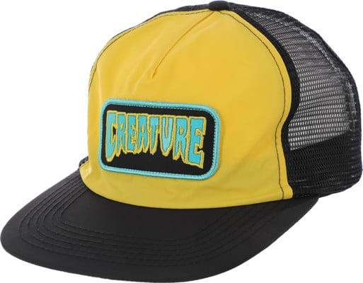 Creature Haunted Sea Mesh Trucker Hat - cornsilk - view large