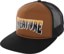Creature Logo Mesh Trucker Hat - brown/black