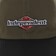 Independent Mojochrome Dad Snapback Hat - olive/black - front detail