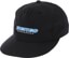 Tactics Throwback Logo Nylon Snapback Hat - black