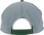 Tactics Throwback Logo Nylon Snapback Hat - slime dusk - reverse
