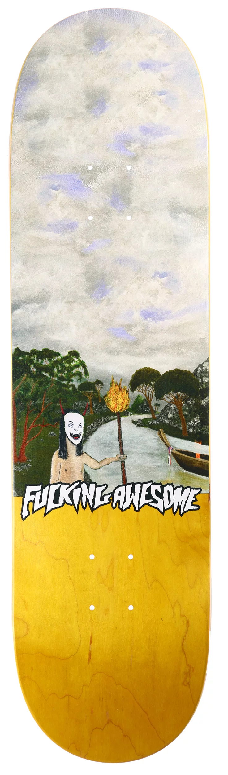 Fucking Awesome Aidan No World Order 8.44 Skateboard Deck