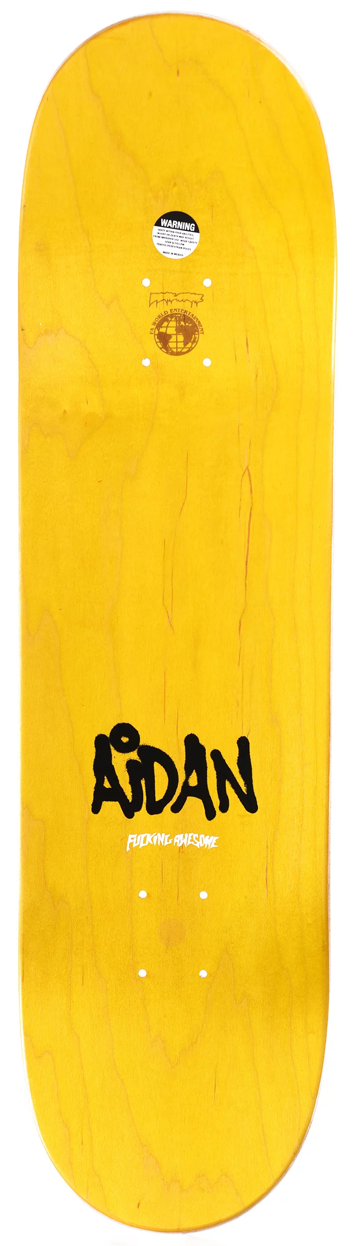 スケートボード Fucking Awesome AIDAN No worldorder 8.18 Fucking Awesome Aidan No World Order 8.44 Skateboard Deck | Tactics